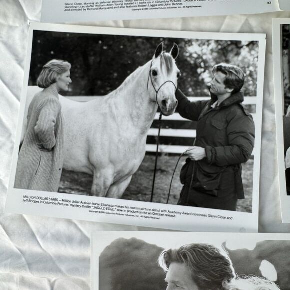 1985 Press Photos Lot Of 8 Jagged Edge Glenn Close Jeff Bridges Columbia Picture - Picture 7 of 12